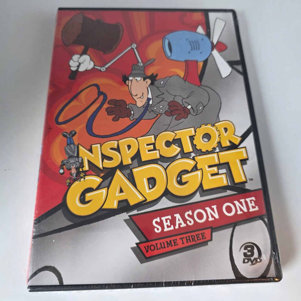 Inspector Gadget Season 1 Volume 3 DVD 3-Disc Set New Sealed 80s Cartoon 21 Eps